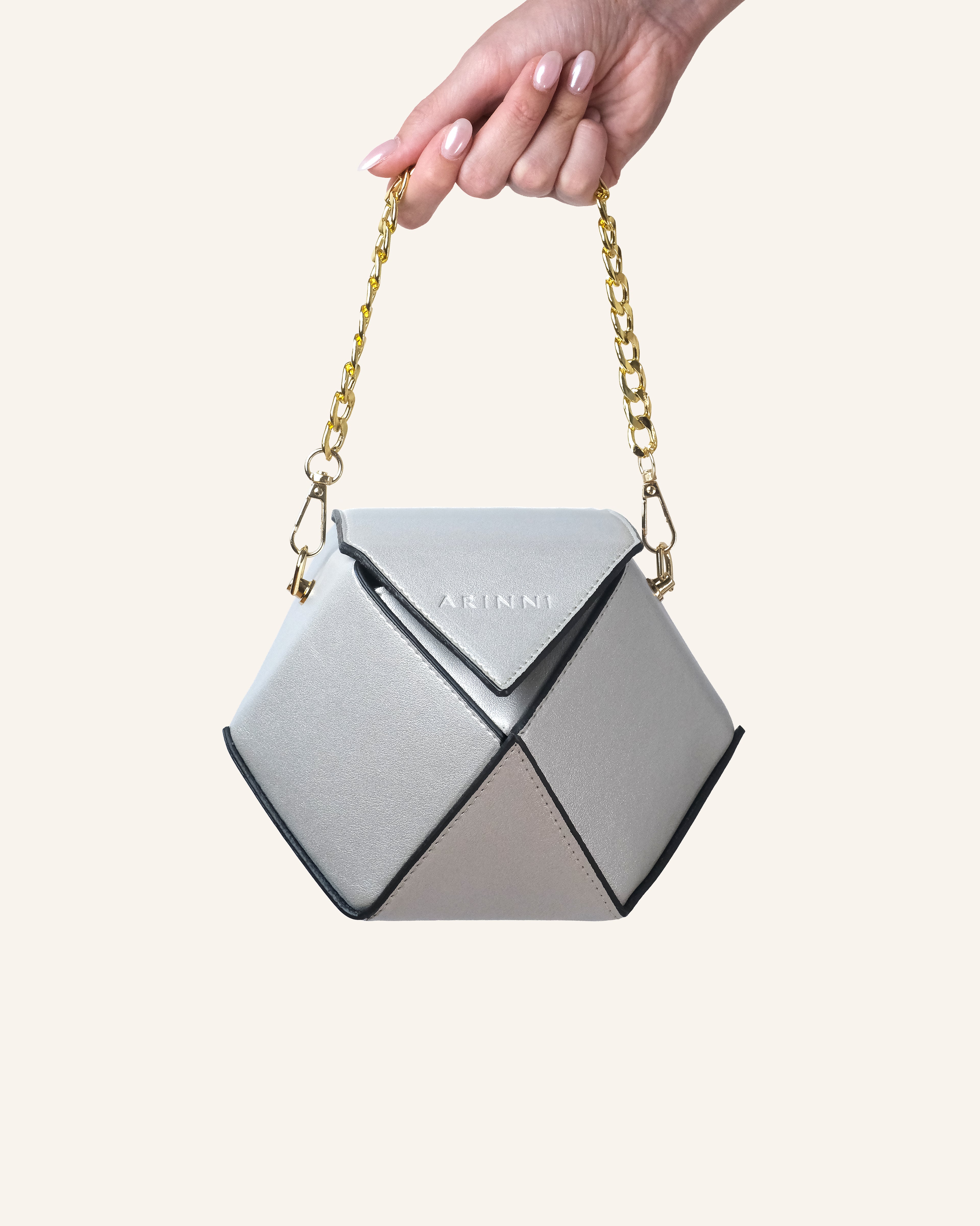 Nuit Hand Bag Silver