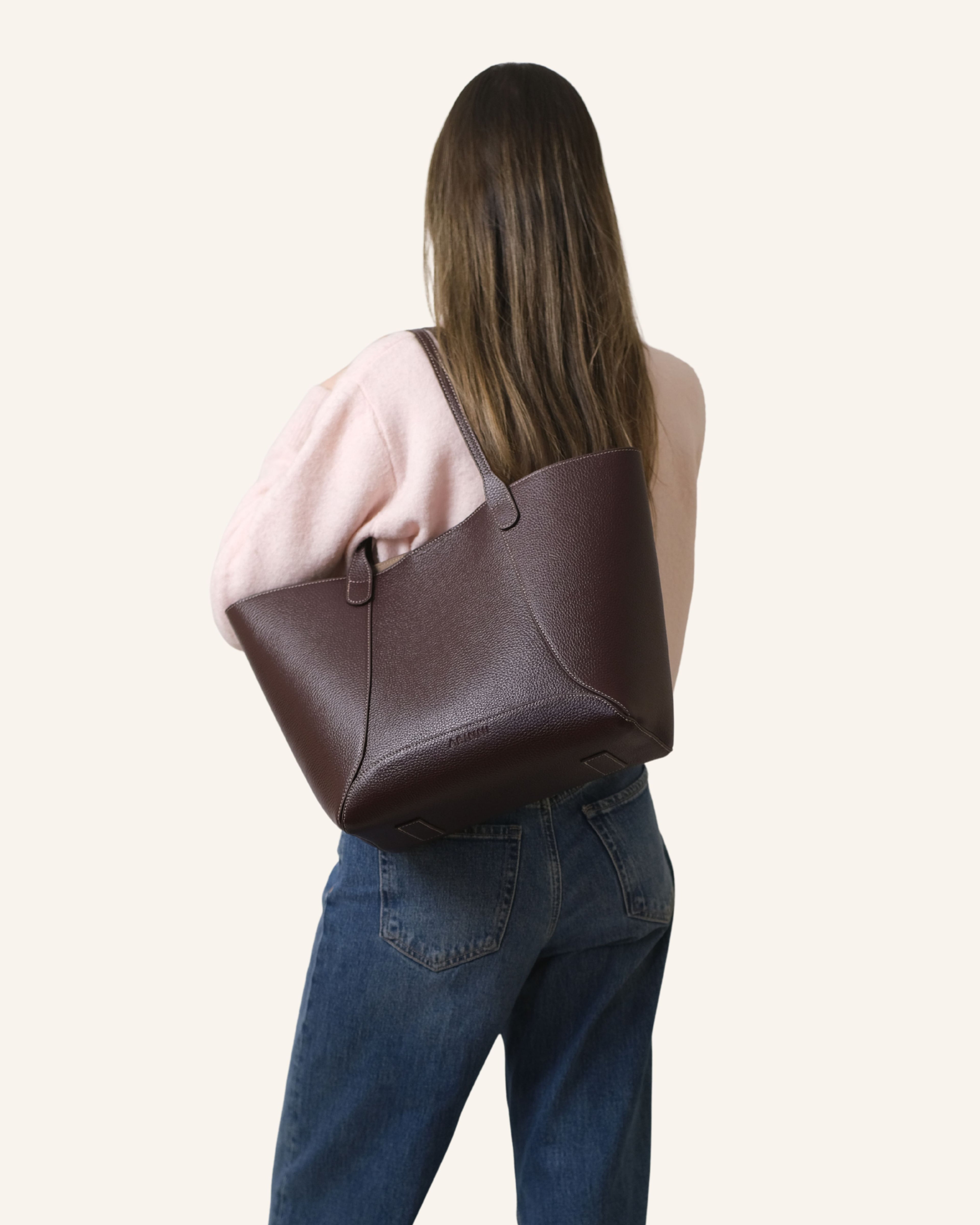Vela Tote Bag Oxblood